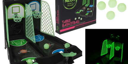 Leuchtendes Tischbasketballspiel – 27,5 cm, 1–2 Spieler