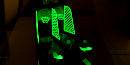 Leuchtendes Tischbasketballspiel – 27,5 cm, 1–2 Spieler