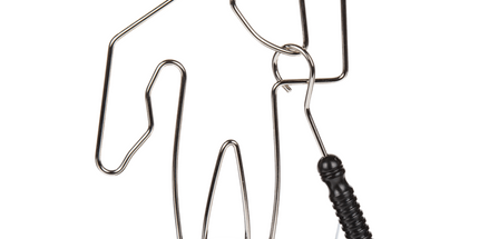 Bierspiel „Heiße Draht“, inkl. 4 Gläser, lustiges Partyspiel