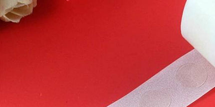 Doppelseitige Klebepunkte, Transparent – 100 Stück, 11 mm