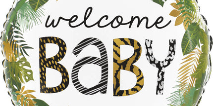 Balon folija - Welcome Baby, Jungle