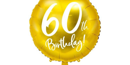 Balon folija za 60. rojstni dan, 45cm