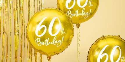 Balon folija za 60. rojstni dan, 45cm