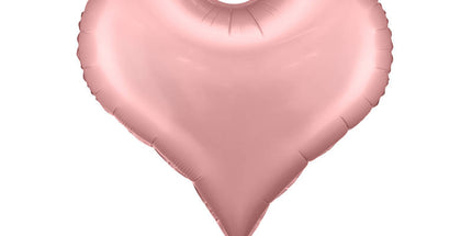 Balon folija - Heart, svetlo roza barva, 75cm