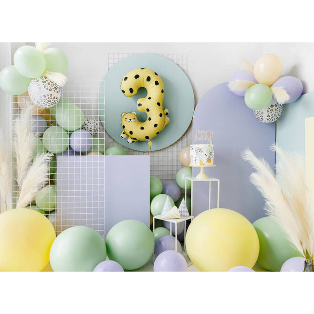 Balon folija - Številka 3, cheetah