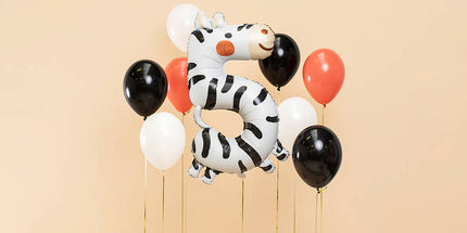Balon folija - Številka 5, Zebra