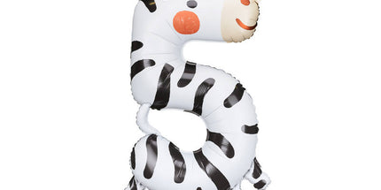 Balon folija - Številka 5, Zebra