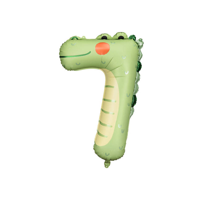Balon folija - Številka 7, crocodile