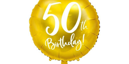 Balon folija za 50. Rojstni dan, 45cm