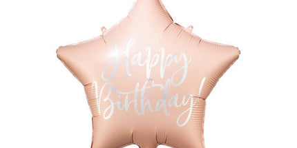 Balon folija - Zvezda, roza barva