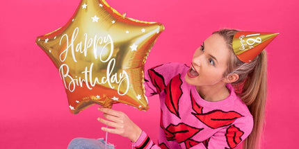 Balon folija - Zvezda, zlata barva