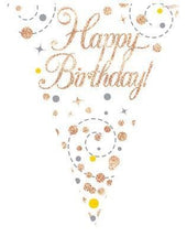 Zastavice Happy birthday, 390cm