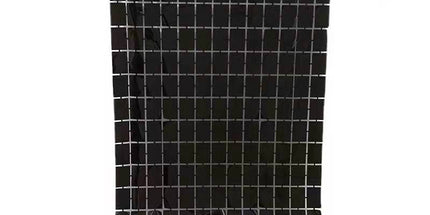 Partyvorhang Schwarz, 100x200 cm, elegante Deko für Feste