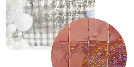 Roségoldener Vorhang 100x200 cm für Party & Dekoration