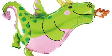 Balon folija - Zmaj, 90x76cm