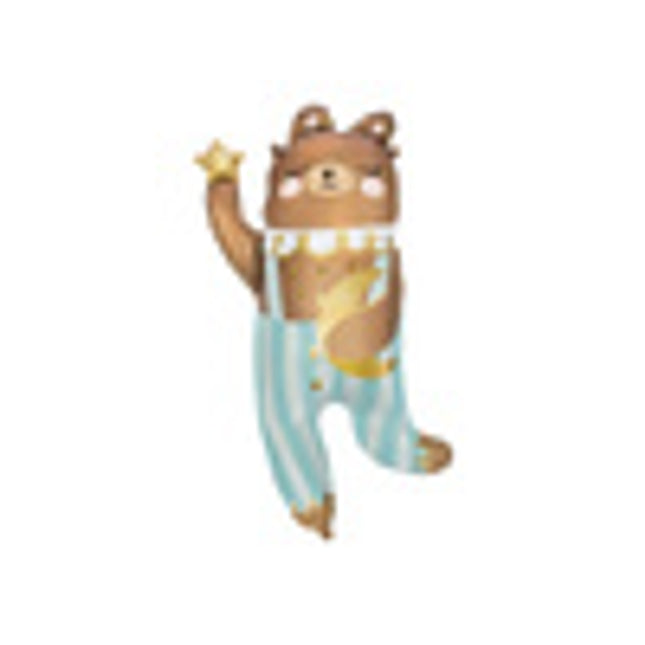 Folienballon Bär, 72x104 cm – Süßer Deko-Ballon für Partys