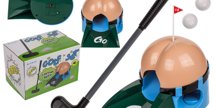 Mini-Golfspiel Hintern 8-teilig mit Geräuschen, Geschenkidee