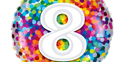Balon folija - Številka 8, 46cm - Mojbalon
