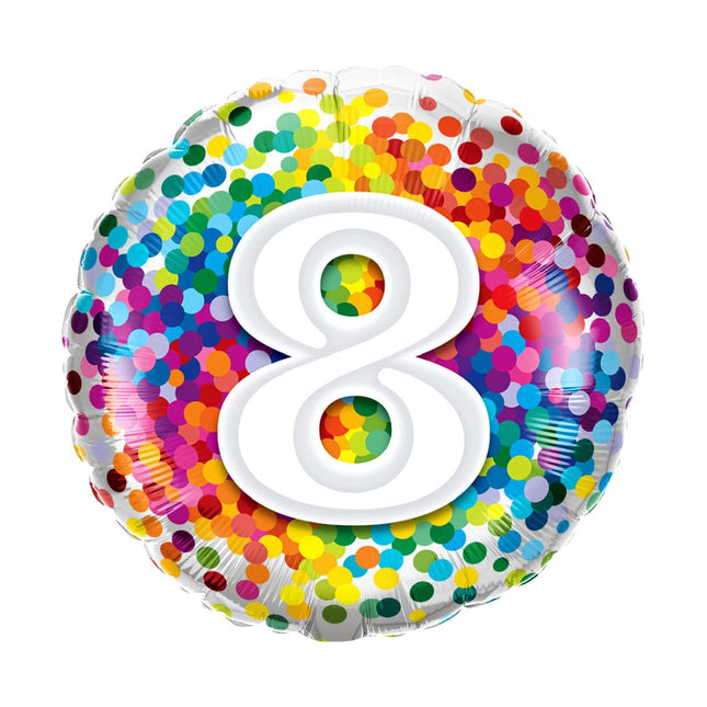 Balon folija - Številka 8, 46cm - Mojbalon