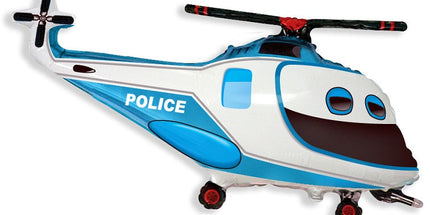 Balon folija - Police helicopter, 60cm