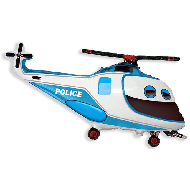 Balon folija - Police helicopter, 60cm