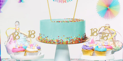 Zobotrebčki za 18. rojstni dan, zlata barva, 6kom