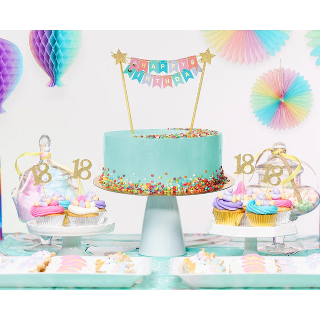 Zobotrebčki za 18. rojstni dan, zlata barva, 6kom