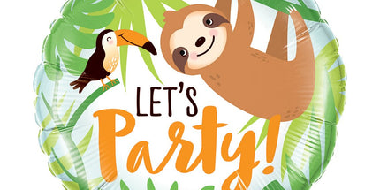 Balon folija - Let's party, 45cm