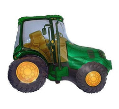 Balon folija - tractor, zelena barva, 35cm