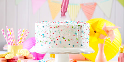 Balon na palčki za rojstni dan Številka 7 roza, 13cm - mojbalon