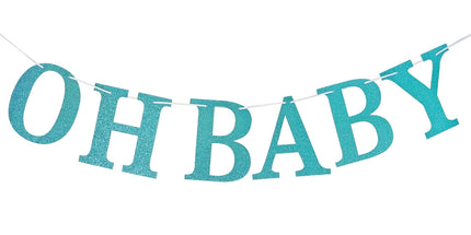 Viseč napis za rojstvo otroka Oh baby, 300cm