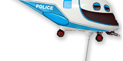 Balon folija - Police helicopter, 35cm