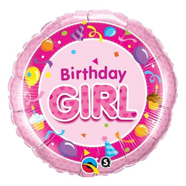 Balon folija - Birthday Girl, 45cm