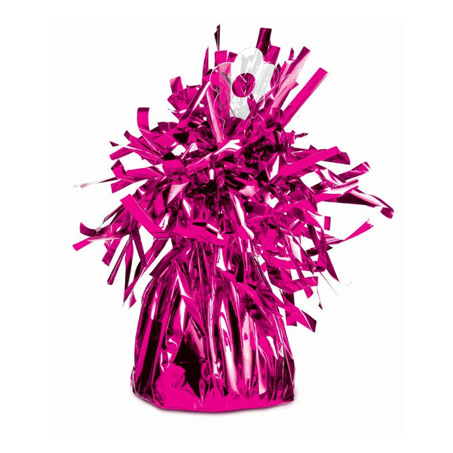 Utež za balone, magenta barva