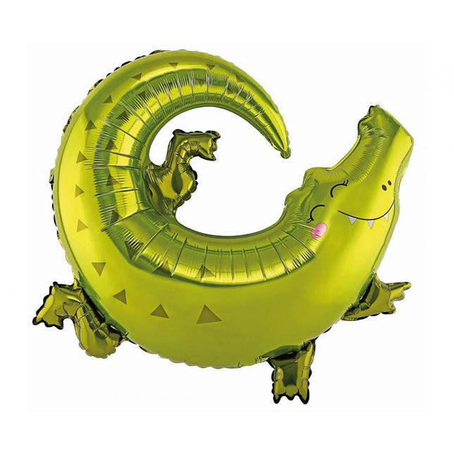 Balon folija crocodile, 80x71 cm