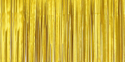 Matt goldener Vorhang 100x200 cm für Party & Dekoration