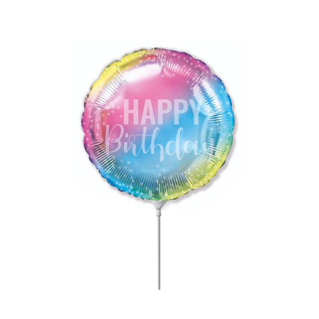 Balon folija - Happy Birthday color, 35cm