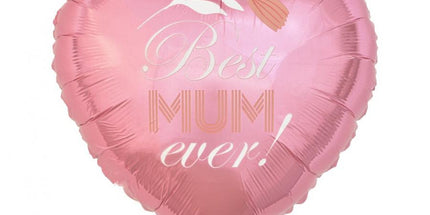Balon folija - Best mum ever - srce
