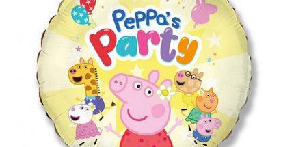 Balon folija - Pujsa Pepa Party, 48cm