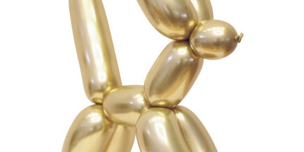 Modellierballon Gold Platinum, 152 cm – Kreativer Latexballon