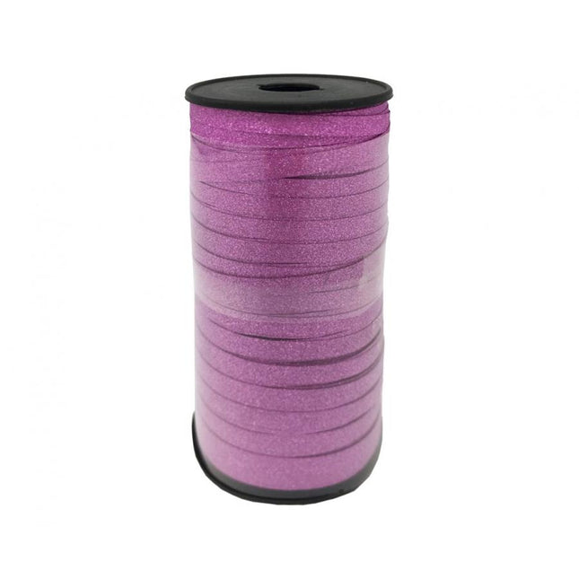 Trak za balone 92m, glitter roza barva