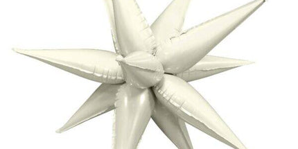 Balon folija - Špičasta zvezda cream