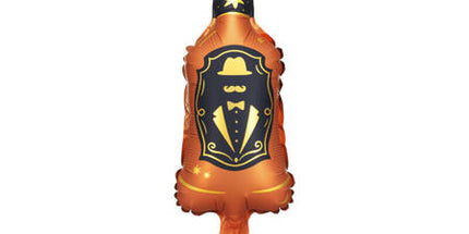 Balon folija - Steklenica Happy Birthday, 35cm