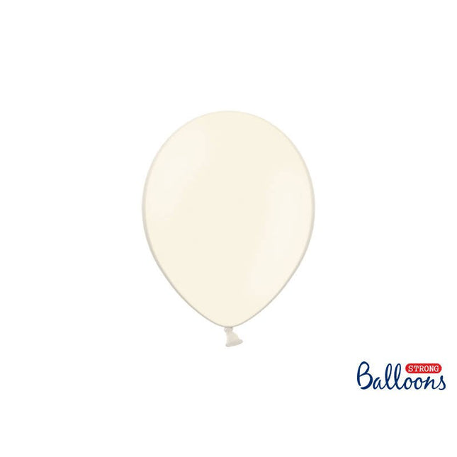 Balon iz lateksa - light cream, 10 balonov 23 cm 